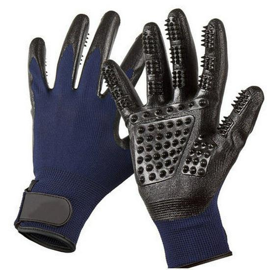 Pet Grooming Glove: Cat & Dog Hair Removal, Massage Comb, Scratching Accessory