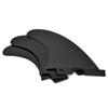 3PCSCelsiusSet  2   Nylon Plastic Black Professional Surfboard Tail Fin Flexible Surfing Accessory