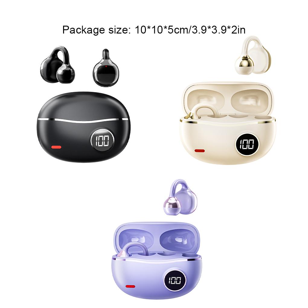 Wireless Bluetooth Headset With Ear Clip For Sports Enthusiasts Bluetooth Headphones With Mic Sound