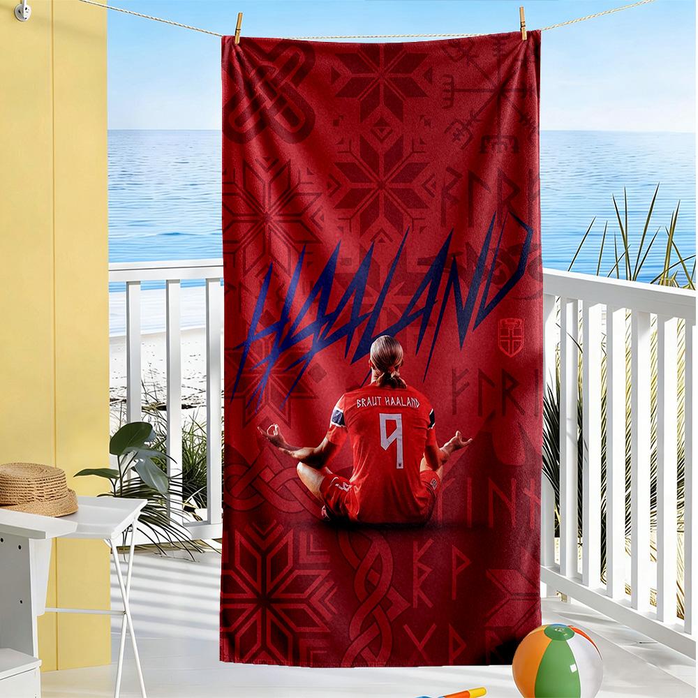 Haaland Beach Towel Soft Durable Quick-Dry Comfortable Lightweight