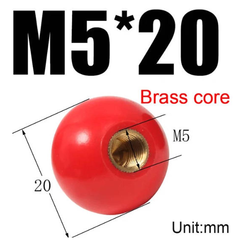 

Аксессуары для ручек Шариковая гайка M4/M5/M6/M8/M10 1 шт. M5-20Red