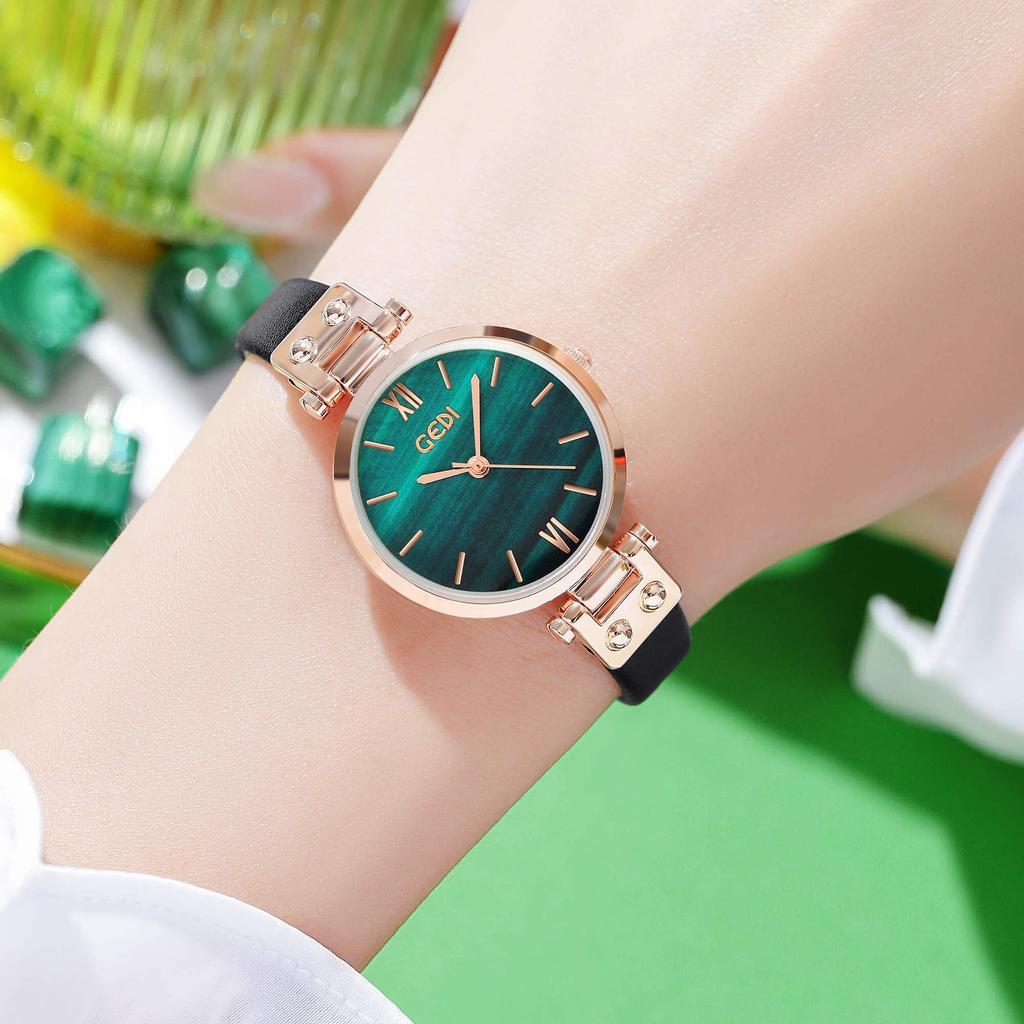 Literary And Artistic Style Female Student Watch Fine Strap Exquisite Small Dial Women'S Waterproof Watch