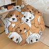 1PC Puppies Dogs Umbrella-8-Rib Reinforced Portable Folding Travel Suitable for All Seasons Outdoor Daily Use Is an Ideal Choice -F344