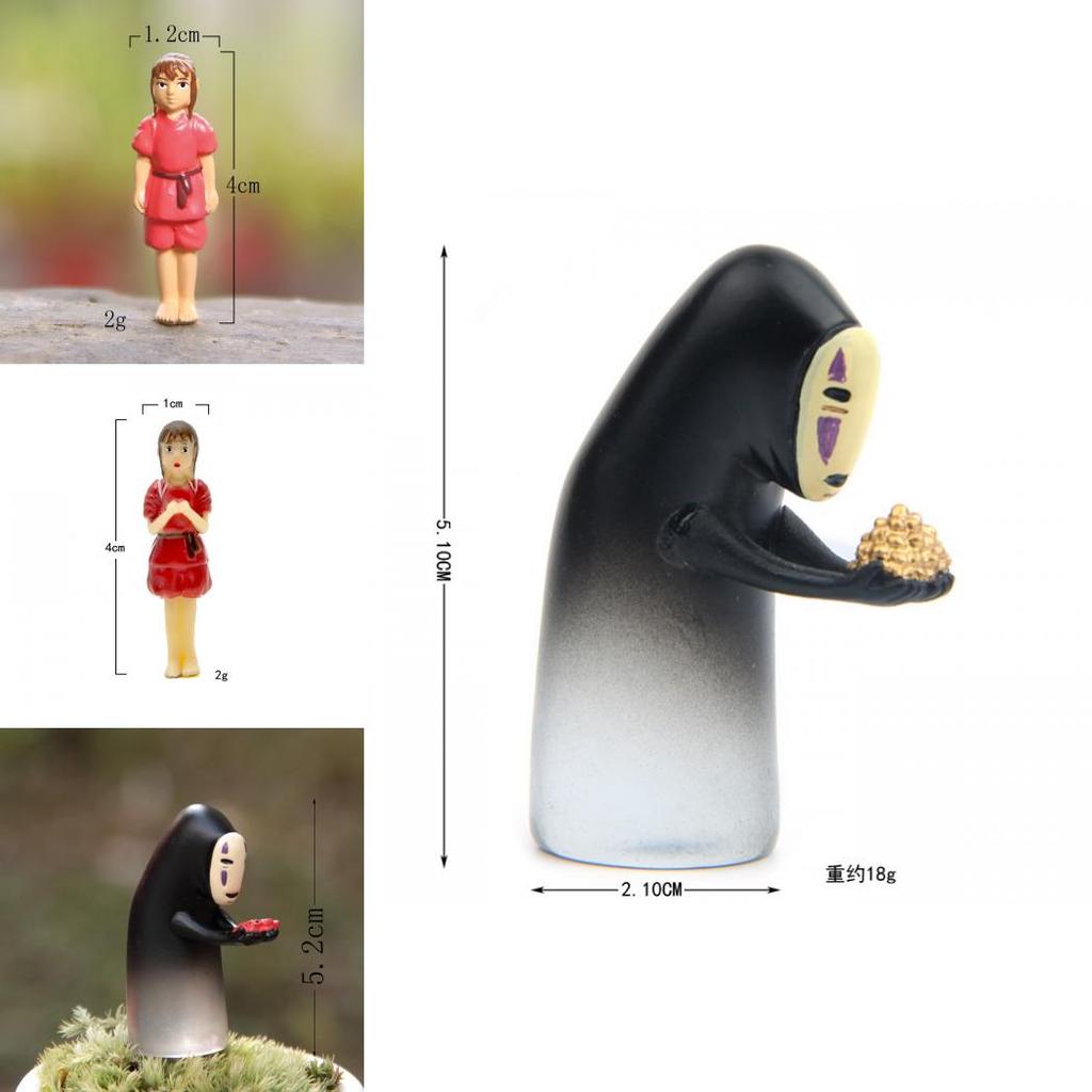 No Face Man Ogino Chihiro Candy Resin Figurine With Cute Cartoon Style Perfect For Gift Giving And Home Decor
