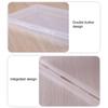 Pack Of 5 Clear Flat Plastic Storage Boxes for Organizing Beads Tools Letter and Papers Transparent Organizers Case