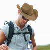 Classic Belt Denim Hat For Women And Men, Summer Sun Hat With Rolled, Western Denim Hat, Sun Hat
