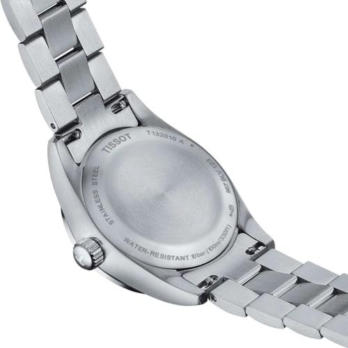 Tissot T-My Lady Quartz Watch with Leather Strap, Officially Imported, T1320101111100, Women's, White Mother-of-Pearl Dial