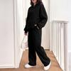 Women's Casual Warm Hoodie and Jogger Set Tracksuit for Fall Winter
