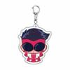 DC Young Hero Acrylic Keychain: Superhero Backpack Pendant & Anime Cartoon Collection Gift
