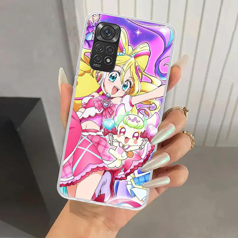 Pretty Cure Anime Phone Case for Xiaomi Redmi Note 15 14 14S 13 12S 12 Pro 11S 11 Plus 11T 11E 10S Soft Funda Print Shell Redmi