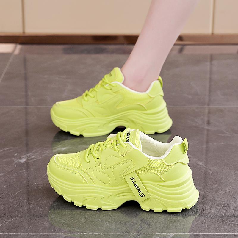 Women's Shoes Spring Internet Celebrity Dad Shoes Ins Super Fire Casual Sports Shoes 2025 Platform White Shoes Children YYT-T95