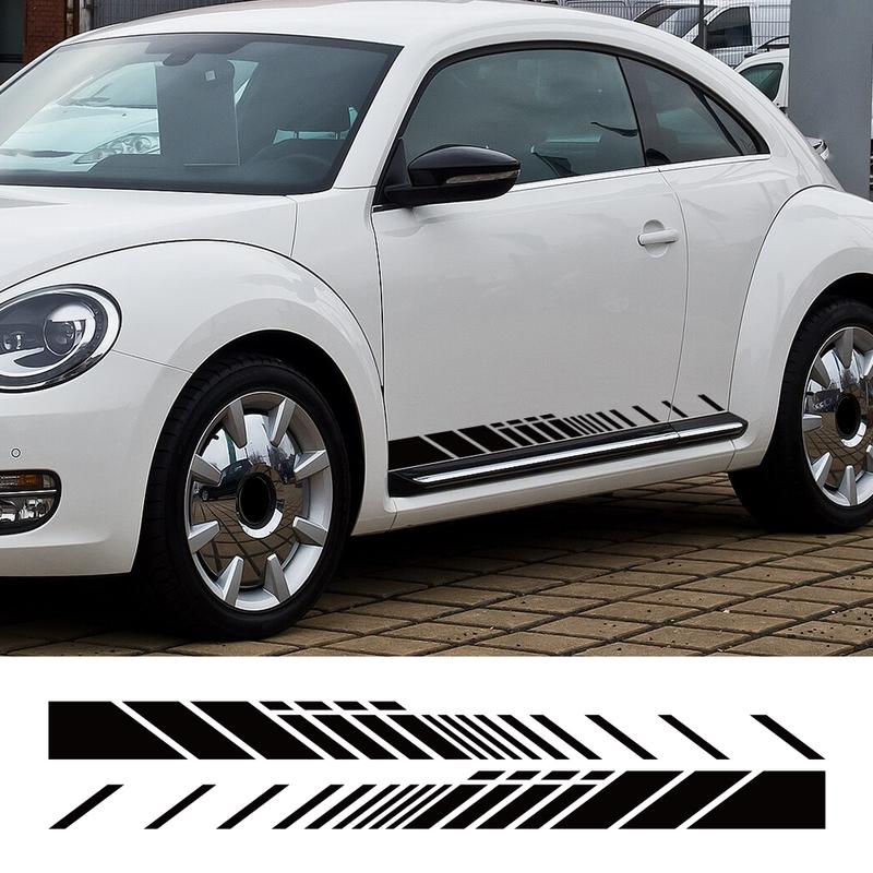 Car Door Side Stripes Sticker for Volkswagen VW Beetle Hatchback Cabriolet A5 Racing Sport Decor Decal Vinyl Cover Accessories