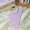 Large Hole Candy Solid Color Glutinous Rice Phone Case Compatible with Apple 17/16 Pro Max Phone Protective Cover Material Full Coverage