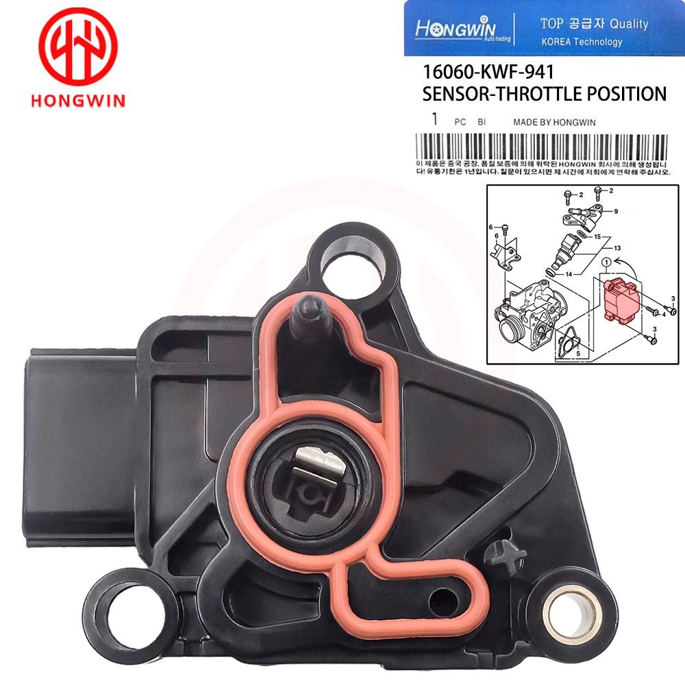 Throttle Body Position Sensor Tps 16060-KWF-941 For Honda CBR CBR150 CB150R CBF125 2009-2013 CBR125R 2011-2016 CB150RC CBR250R
