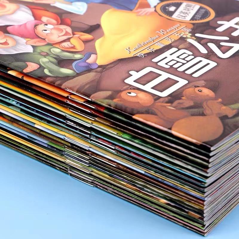 20 Picture Books Classic Fairy Tales Chinese English Bilingual Mandarin Character Bedtime Reading Fable Story For Kids Age 0-6