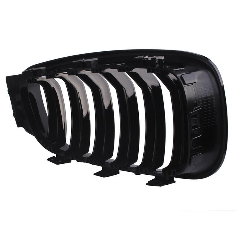 Rhyming Black Car Front Bumper Kidney Grille Grill Fit For BMW 3Series GT F34 2014 2015 2016 2017 ABS Modified Part