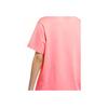 Nike Solid Color Logo Embroidered Round Neck Breathable Short Sleeve T-Shirt Women Tops Pink DH4256-631