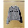 Oversized Hoodie voor Heren met Schedelprint Verweerde Gewassen Look 2025 Casual Lange Mouw
