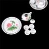 1Set Dollhouse Kid Pretend Play Miniature Dining Ware Porcelain Tea Set Dish Cup Plate TOY