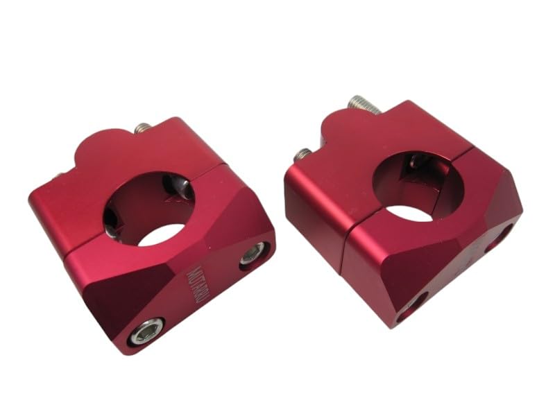Minimoto Aluminum Handlebar Red GROM/MSX Clamps, 28.6mm Diameter,