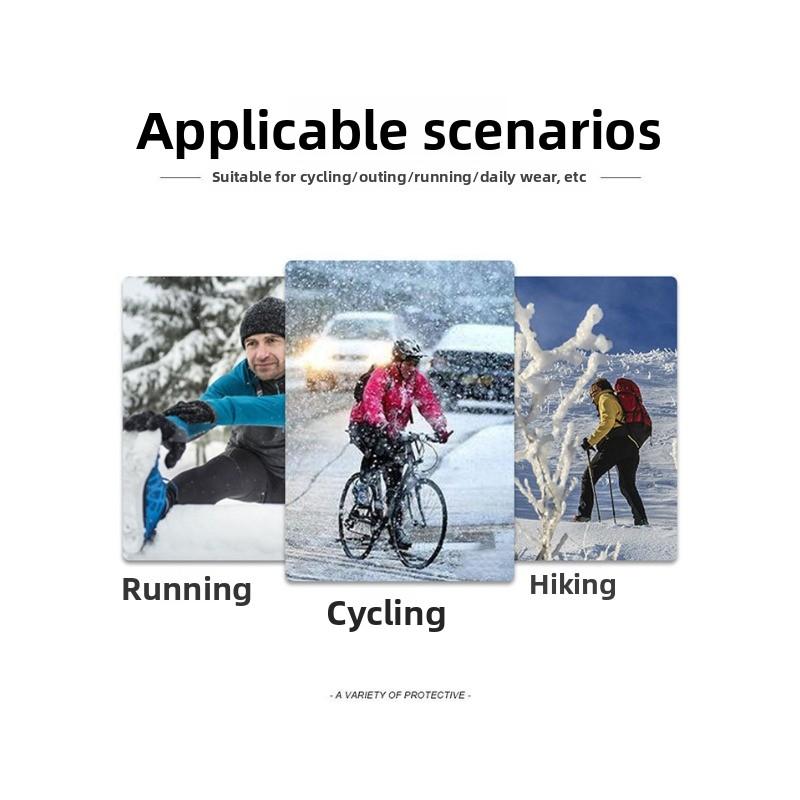 Warm-keeping Cycling Gloves for Outdoor Activities Skiing Cycling Water-resistant and Anti-slip Touchscreen with Added Insulation for Cold Protection.