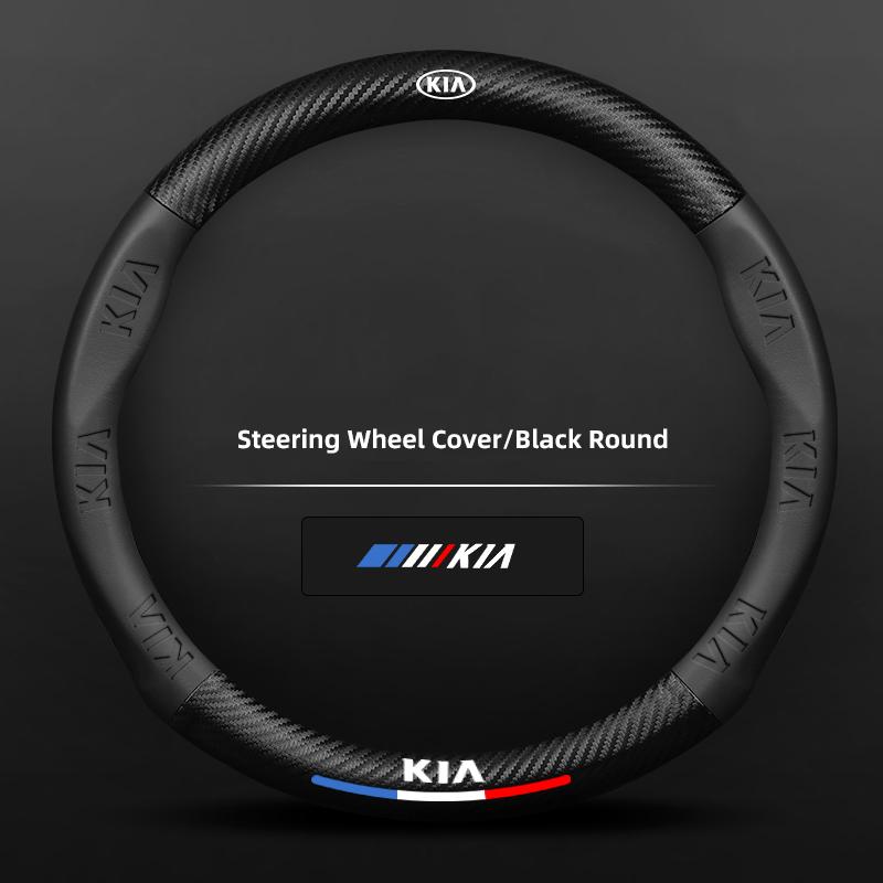 KIA Car Steering Wheel Cover Car Interior Accessories For KIA K3 Sportage Carnival K5 Seltos Pegas KX1 EV5 Sonet EV6 K4 EV3 K9