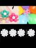 50PCS Wedding and Birthday Party Supplies, Balloon Accessories, Plum Blossom Clip, Multifunctional Buckle Shaped Clip