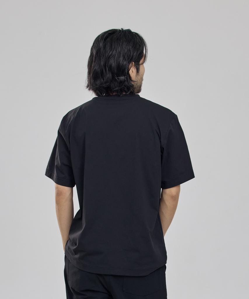 Sinjeu Engineer 180 Pocket Short Sleeve T-Shirt [Black]
