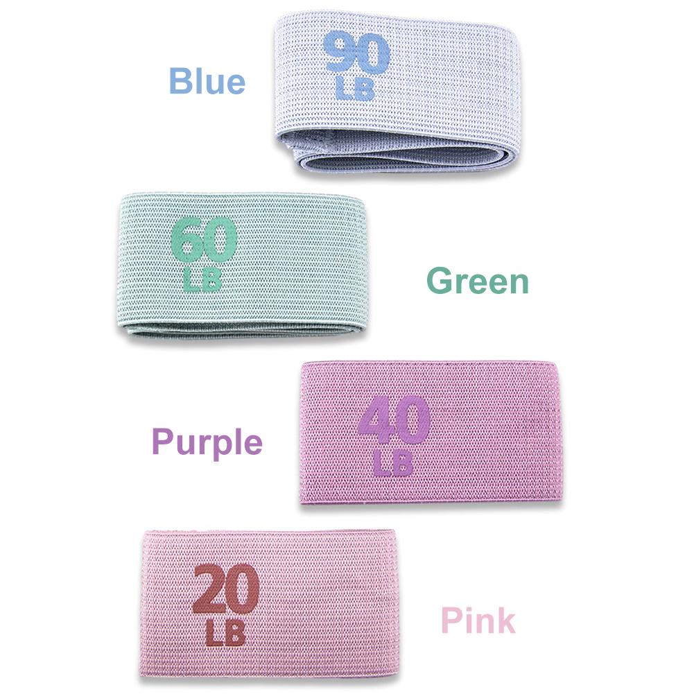 Stretch Fitness Strips Anti-Slip Squat Expander Bands Portable Glute Thigh Elastic Bands Yoga Gym Equipment