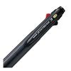 uni-ball Jetstream 3-Color Ballpoint Pen, 0.38mm, Transparent Black, Smooth Writing, SXE340038PT24