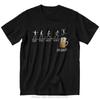 Funny Skeleton Beer Days T Shirt Men Short Sleeve Cotton Tshirts Time Schedule T-shirt Monday Tuesday Wednesday Thursday Tee Top