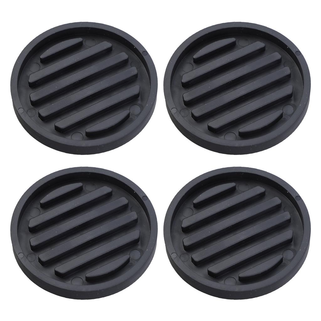 Pack Of 4 Rubber Casters Cups Furniture Grippers Round Sofa Stoppers Anti Skids Pad for Bed Table Chair Daily Use