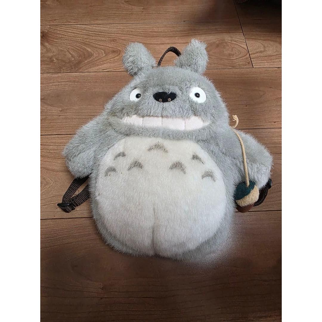 totoro stuffed backpack