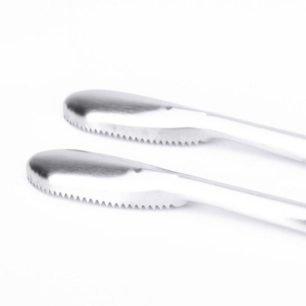 Kreativa rostfria fiskfjäll Skraprivjärn Rengöring Peeler Scaleer