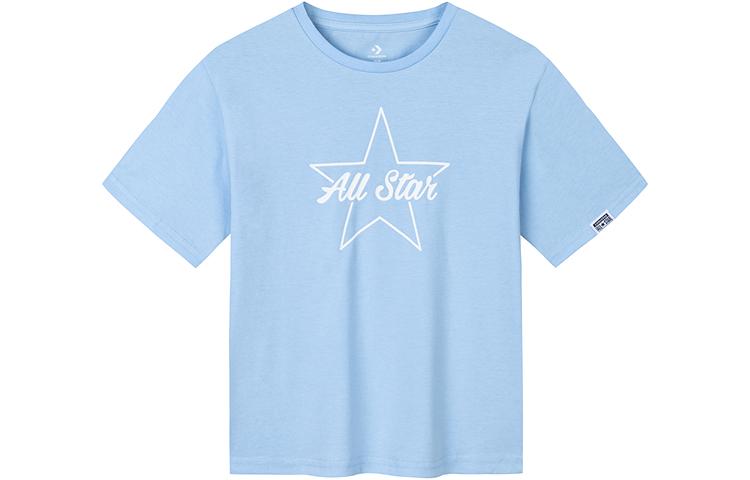 Converse T Shirt Sky Blue Teenagers CV2422028GS-006 L