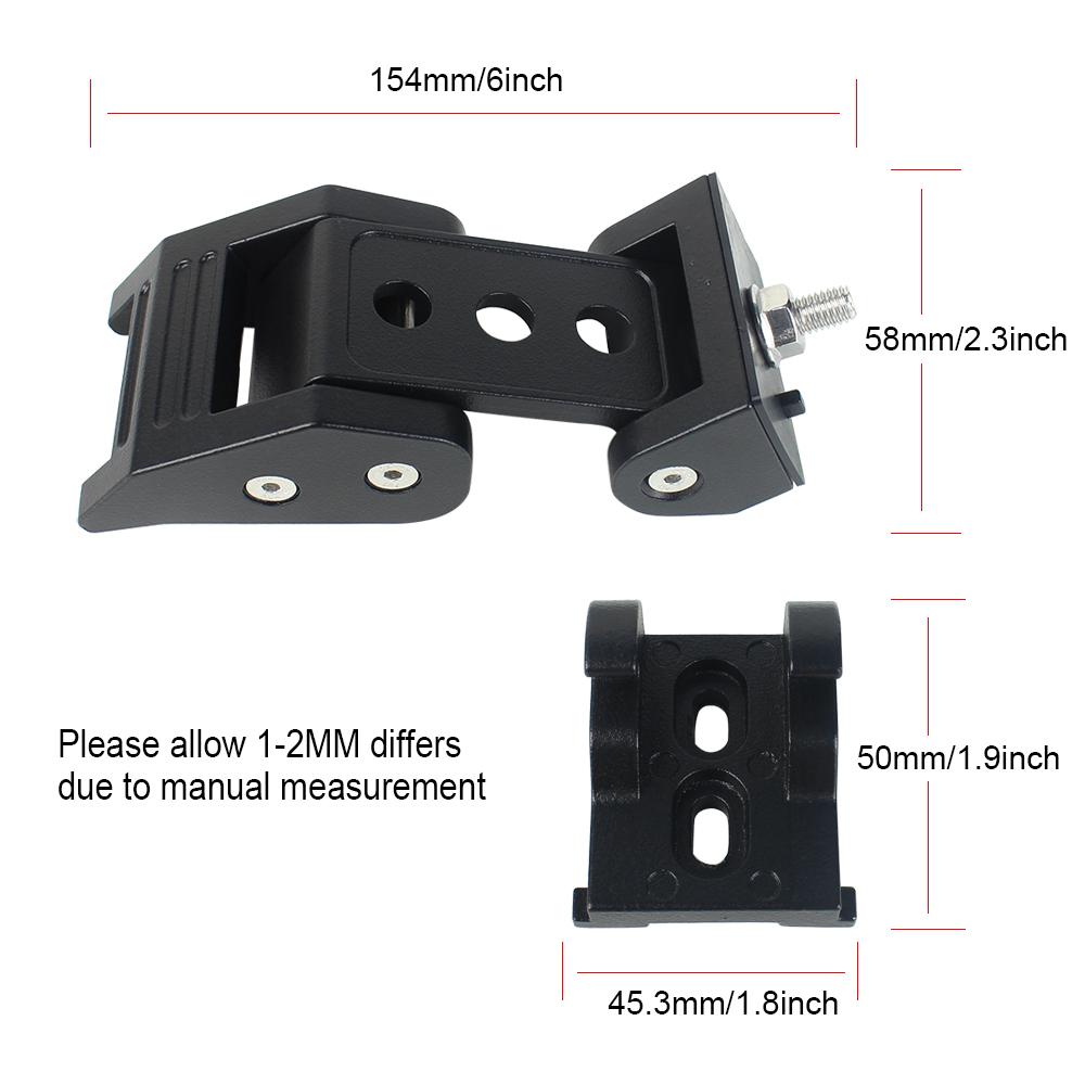 Fit for Jeep Wrangler JK Unlimited 2007-2017 Car Accessories Aluminum Hood Latch Lock Catch Buckle