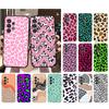 Phone Case for Samsung Galaxy A35 A55 A54 A15 A25 A05s A05 A22 A24 A52 A33 A34 M34 M14 M54 M23 Colorful Pink Leopard Print Case