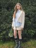 LENINA Irene Banding Short Pants_Ivory