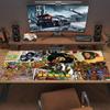 Bob Marley Color Mouse Pad Large Gaming Table Cushion Non-slip Laptop Tablet Big Mousepad XXL Mat Mini PC Playmat With Lock edge