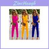 Elegant Damers Spaghetti Stropper Vide Ben Bodycon Jumpsuit Med V-hals Romper Bukser