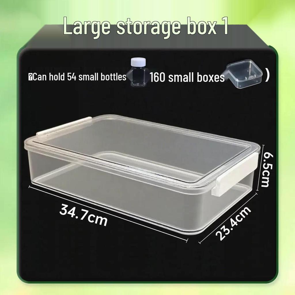 10g Strassstein-Perlen-Aufbewahrungsbox für Diamond Painting – Runder & Eckiger Perlen-Organizer