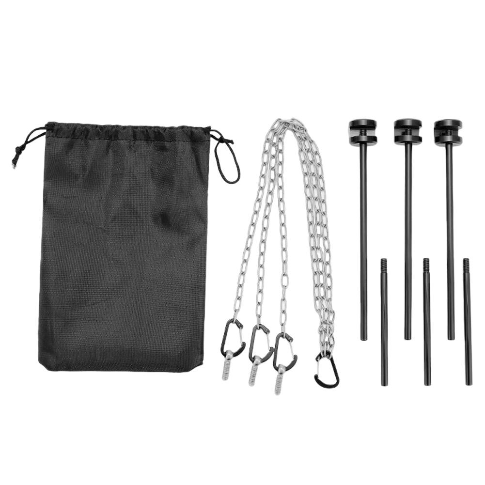 Multifunctional BBQ Triangular Bracket Adjustable Metal Baking Tray Support Camping Outdoor Supplies