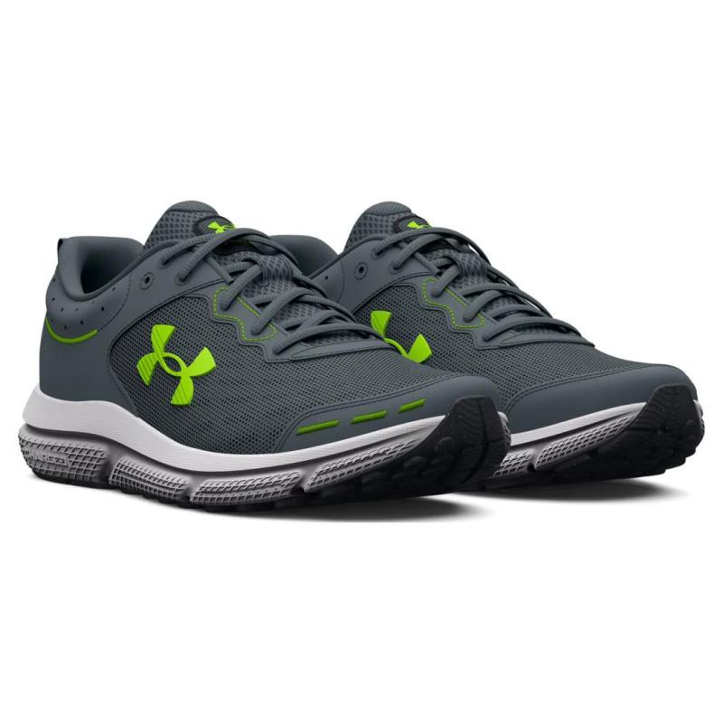 Under Armour Charged Assert 10 'Gravel Lime Surge' Sneakers 3026175-100