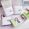 Mini Candy Farbe PU Leder Kpop Fotokarten Ordner Sammelbuch 3 Zoll Kartenaufbewahrung Idol Karte Fotoalbum Halter Buch Schreibwaren