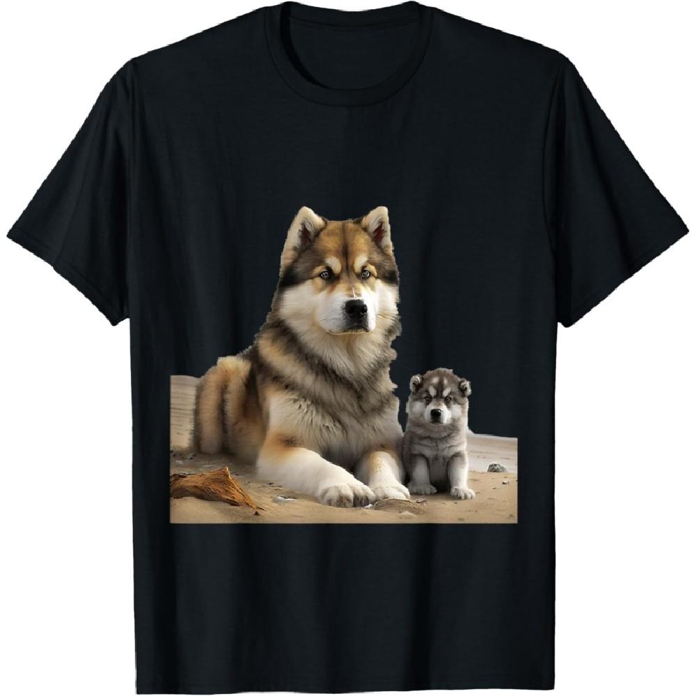 

Alaskan Malamute Fathers Day - Alaskan Malamute T-Shirt S