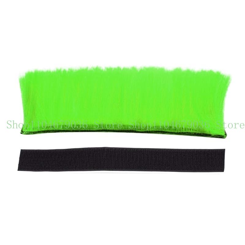 652F Cosplay Styling Hair Patches Hairpiece Universal Motorcycle Scooter Helmet Hair Motorbike Helmet Stickers
