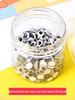 Handmade Self-Adhesive Googly Eyes with Eyelashes - Black, White & Colored Movable Plastic Eyes for DIY Projects