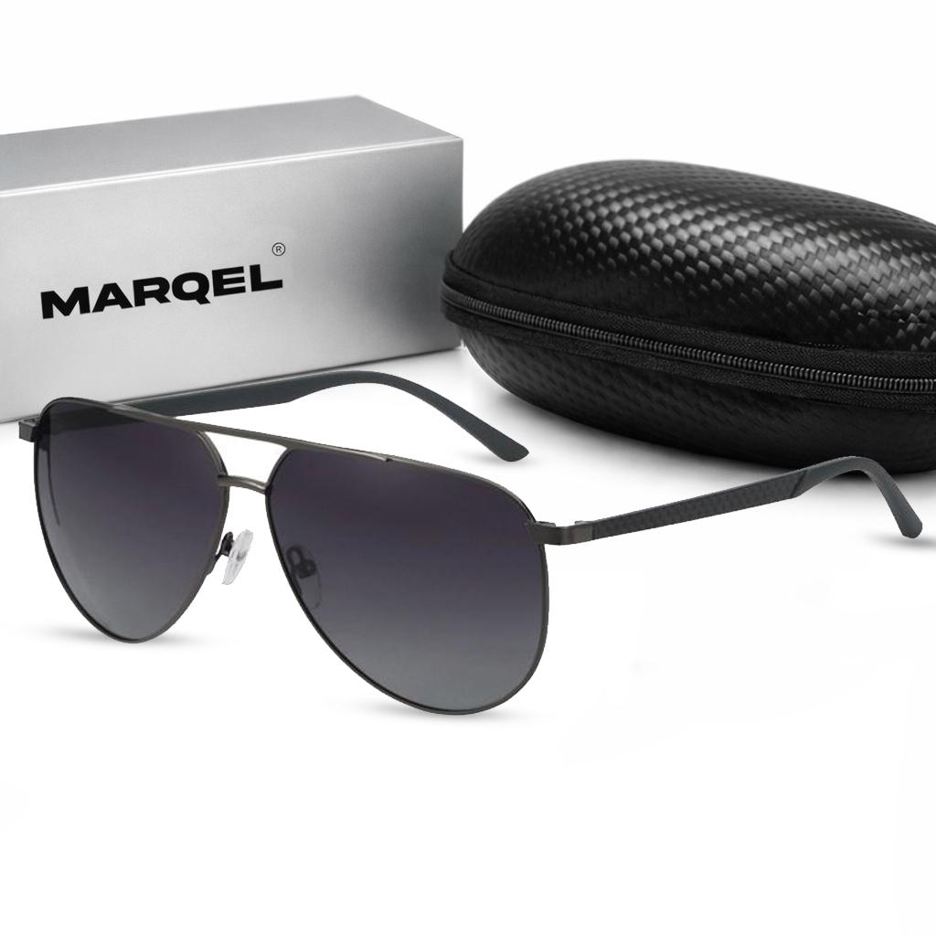 Polarized Sunglasses MARQEL L0018 Aviator Carbon Driving Sun Glasses