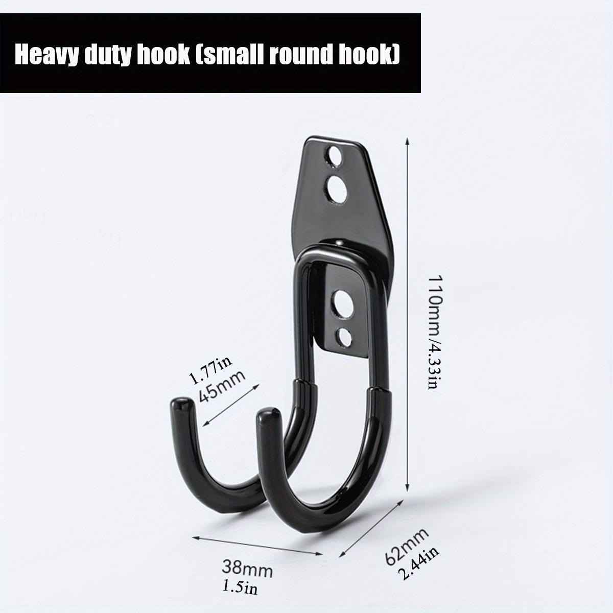 

1 шт. Хозяйственные крючки для хранения в гараже, Органайзер для садовых инструментов, Навесные хозяйственные настенные крючки, Сверхпрочный органайзер для хранения инструментов S