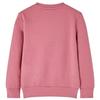 Sweatshirt pour enfants imprimé cerf framboise 5 dimensions disponibles